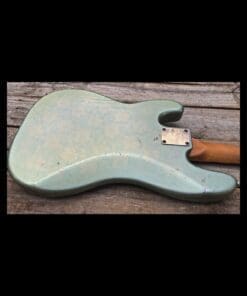 Danocaster Bass Guitar - Lace Finish & 2 Piece Alder Body! - Image 5