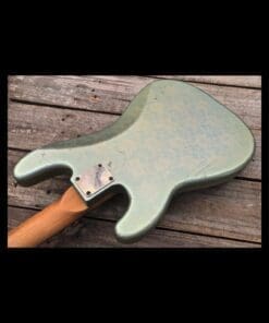 Danocaster Bass Guitar - Lace Finish & 2 Piece Alder Body! - Image 6