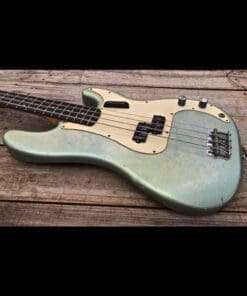 Danocaster Bass Guitar - Lace Finish & 2 Piece Alder Body! - Image 3