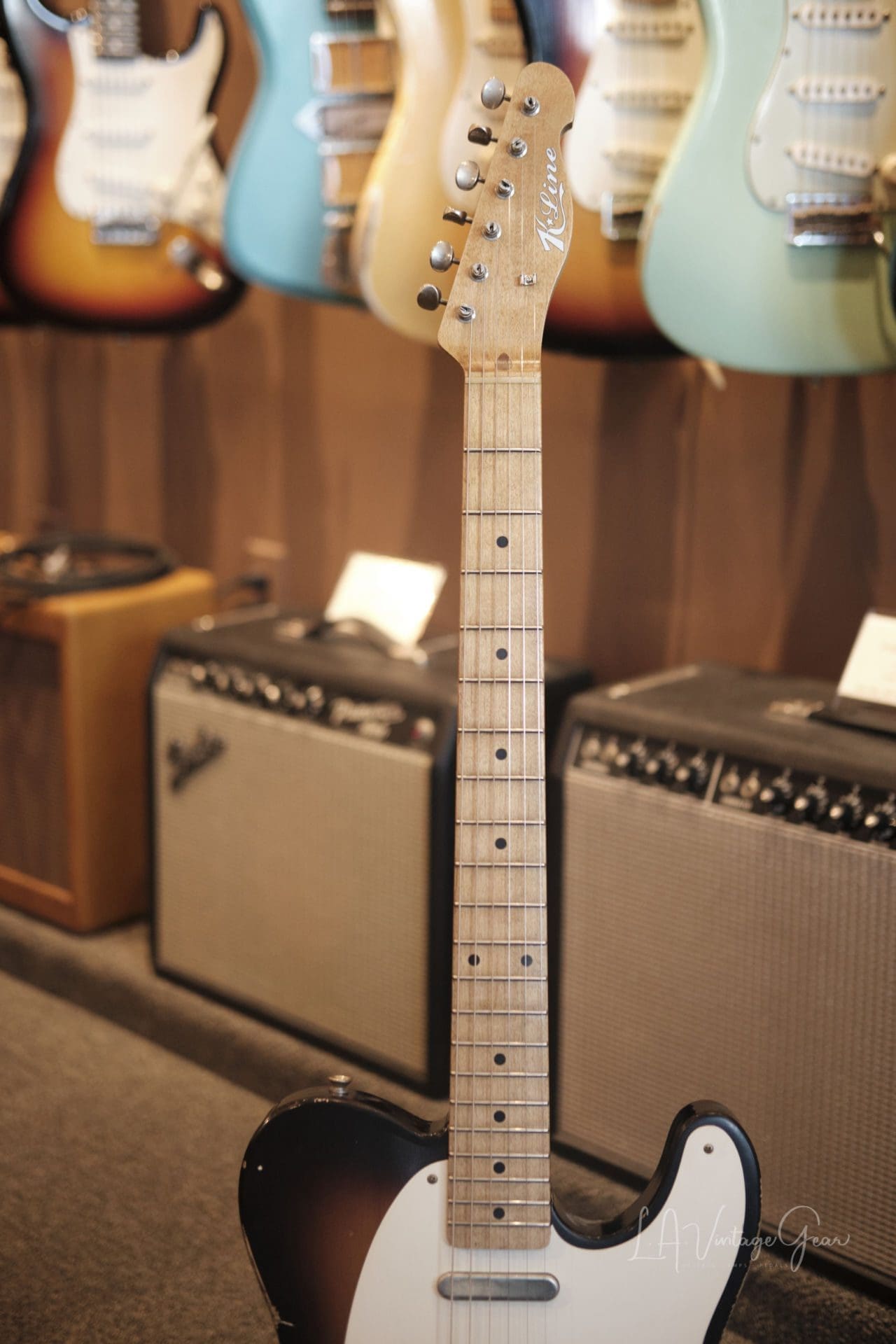 K-Line Truxton T-Style Electric Guitar - 2 Tone Sunburst #020113 - Image 12