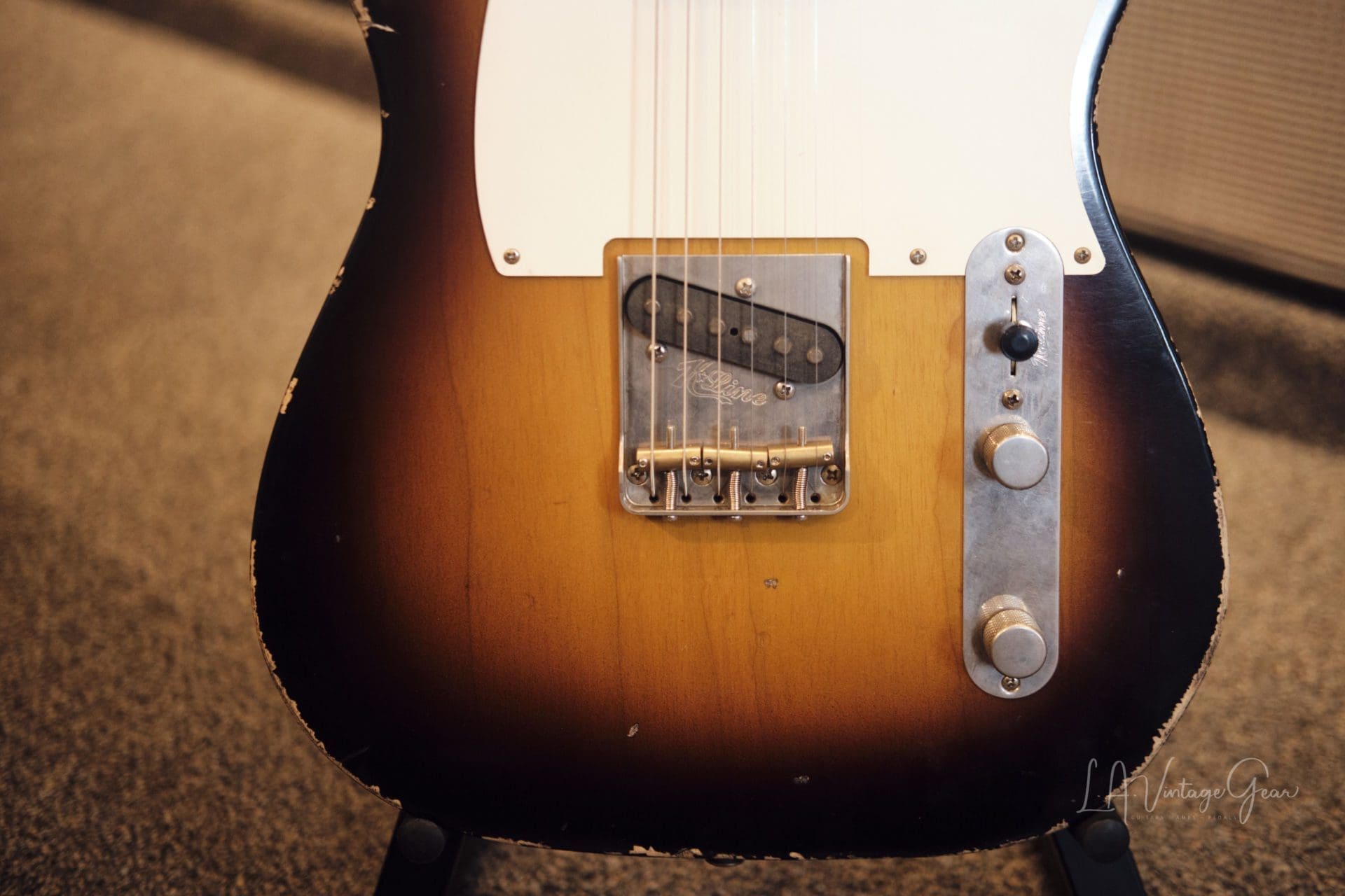 K-Line Truxton T-Style Electric Guitar - 2 Tone Sunburst #020113 - Image 4