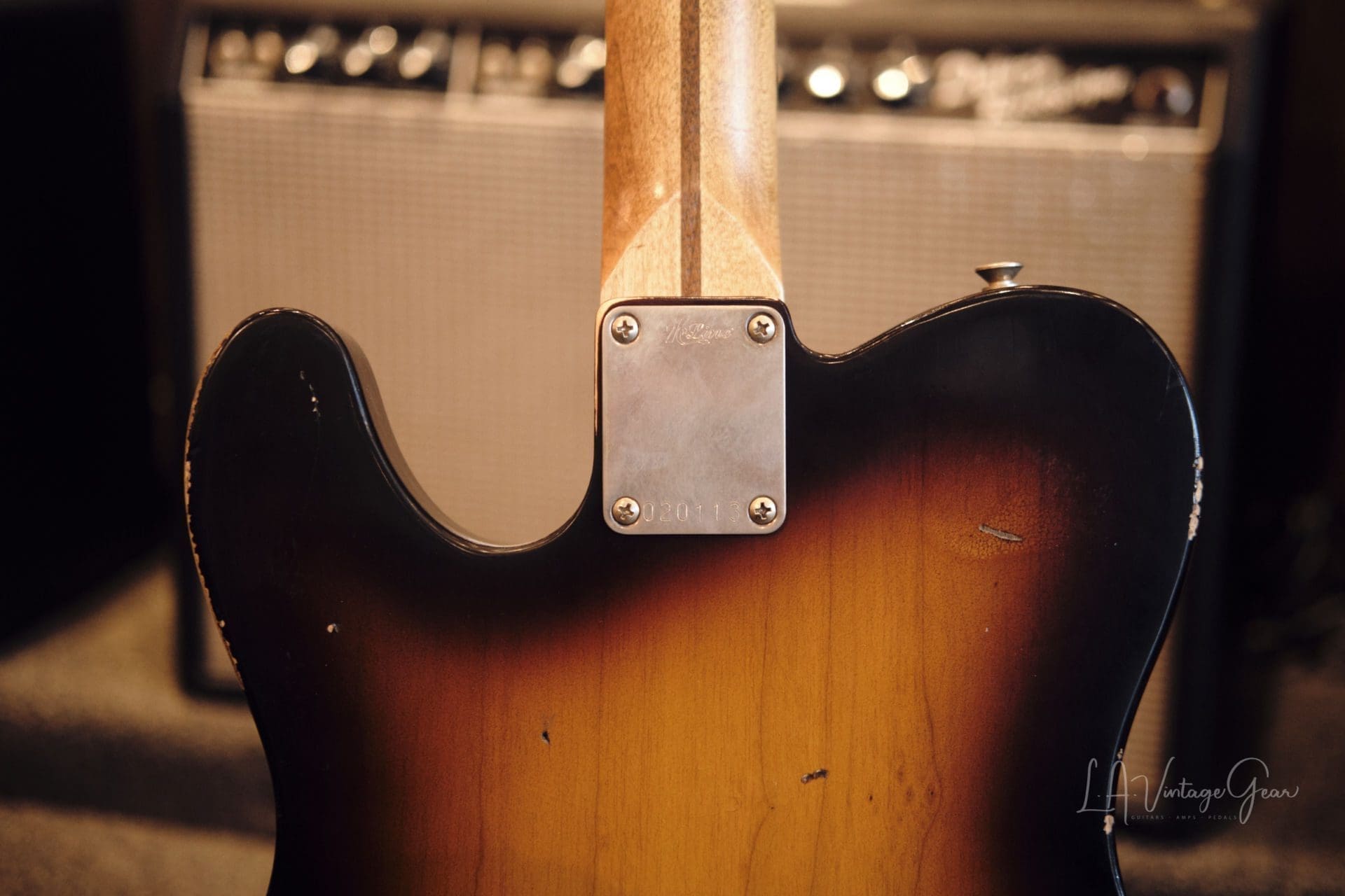 K-Line Truxton T-Style Electric Guitar - 2 Tone Sunburst #020113 - Image 8