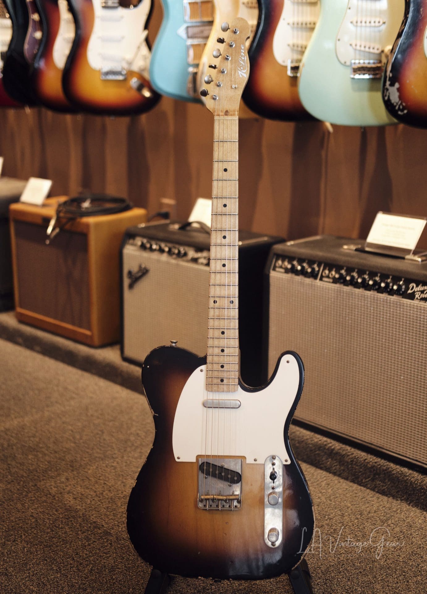 K-Line Truxton T-Style Electric Guitar - 2 Tone Sunburst #020113
