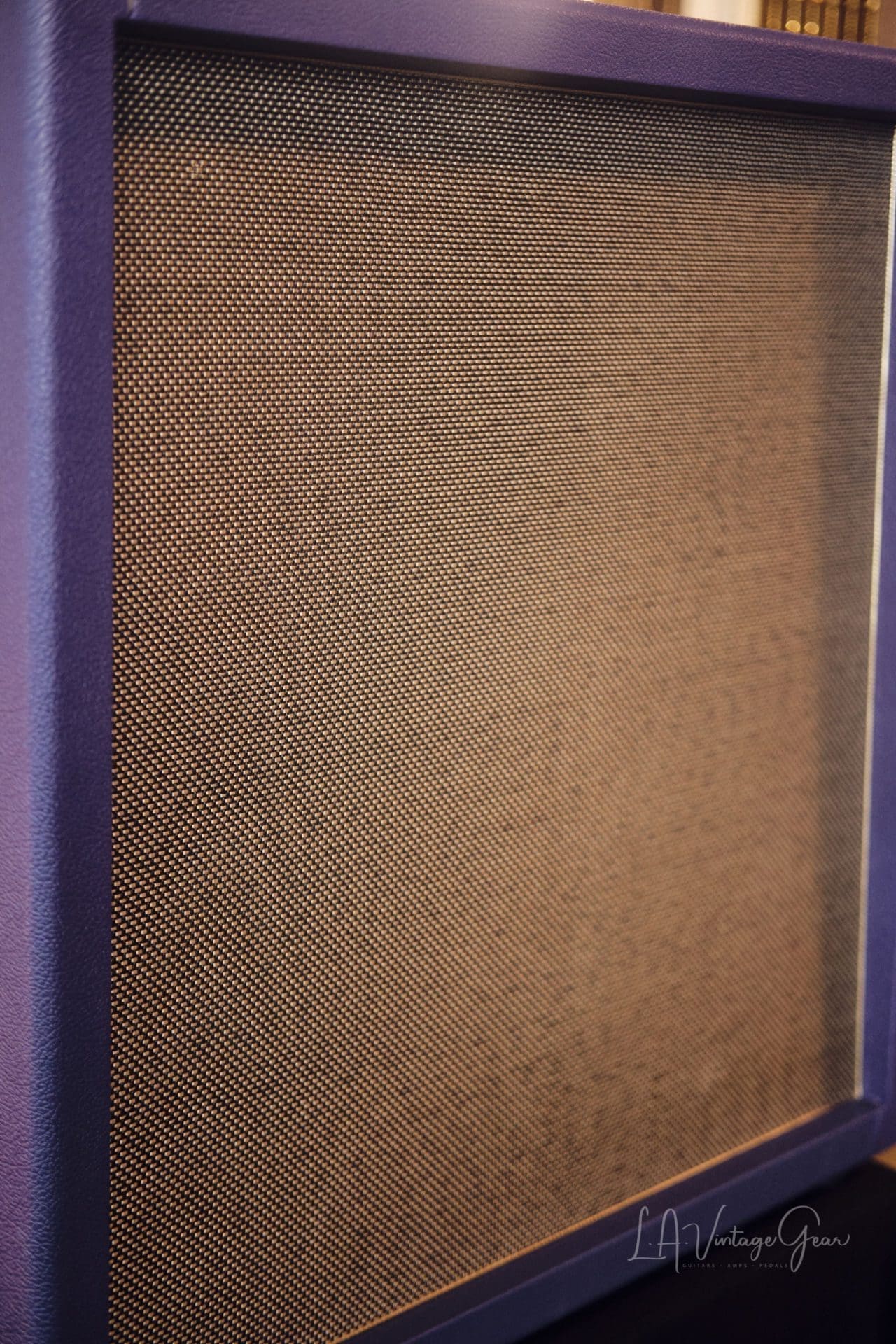 Kerry Wright Tribute Series 4 x 12 Guitar Speaker Cabinet - in Purple Tolex - Unloaded - Image 3