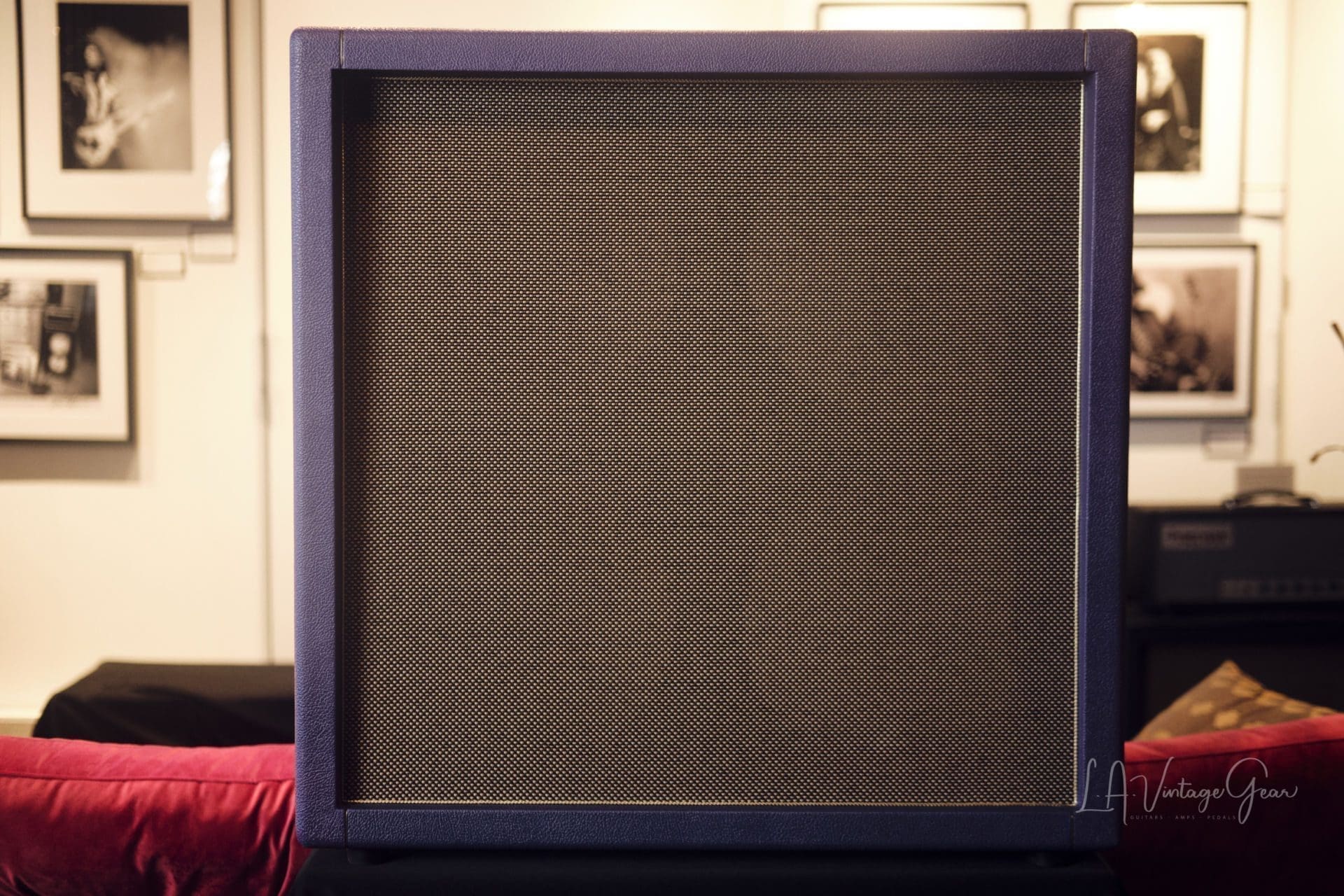 Kerry Wright Tribute Series 4 x 12 Guitar Speaker Cabinet - in Purple Tolex - Unloaded