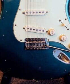 K-Line Springfield S-Style Electric Guitar - Lake Placid Blue Finish #620104 - Image 4