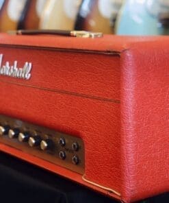 Marshall Limited Edition 50 Watt Amp Head - In Red Tolex - Autographed by Jim Marshall! - Image 2