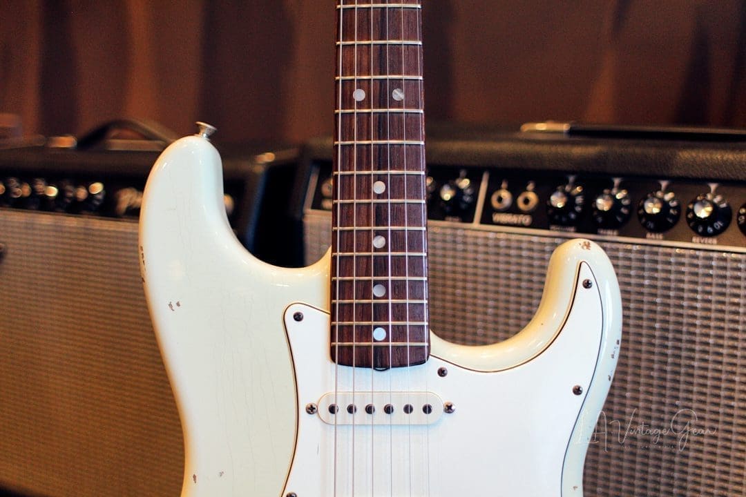 Fender Custom Shop '69 Relic'd Stratocaster 02' - Vintage White Finish & Abigail Pickups - She Rocks - Image 3