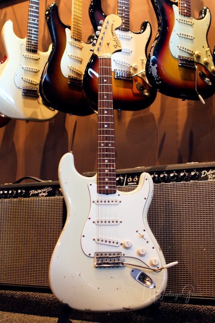 Fender Custom Shop '69 Relic'd Stratocaster 02' - Vintage White Finish & Abigail Pickups - She Rocks