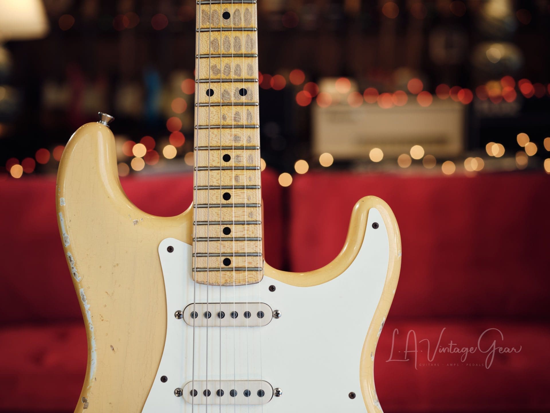 Fender Custom Shop '57 Heavy Relic Stratocaster (2010) - Butterscotch Finish - Image 5