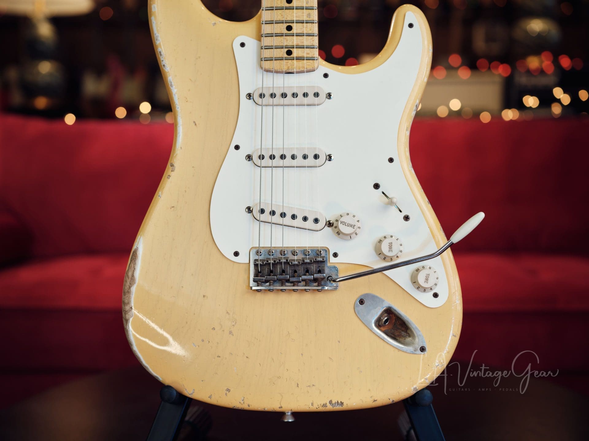 Fender Custom Shop '57 Heavy Relic Stratocaster (2010) - Butterscotch Finish - Image 4