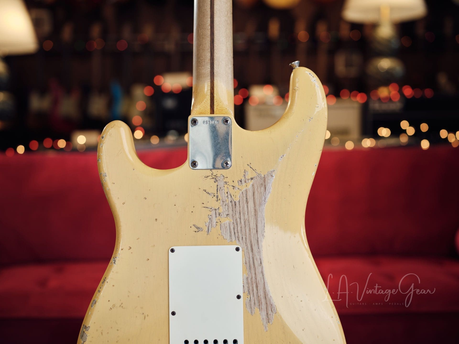 Fender Custom Shop '57 Heavy Relic Stratocaster (2010) - Butterscotch Finish - Image 14