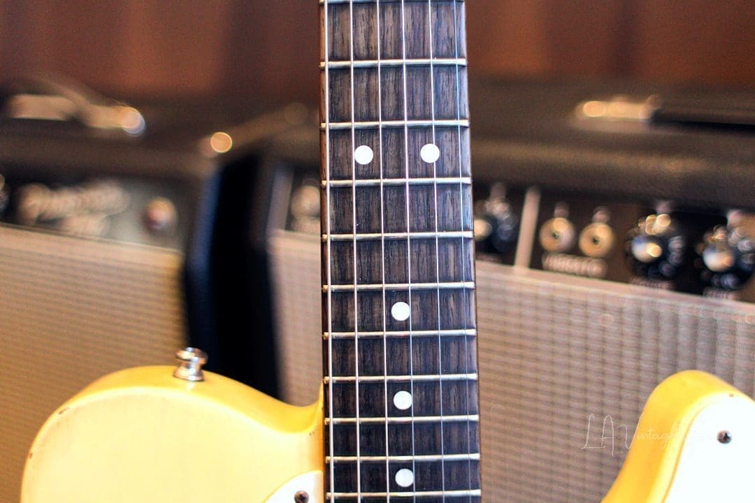 Danocaster Single Cut Blonde Whiteguard Electric Guitar with RW Danocaster Single Cut Blonde Whiteguard Electric Guitar with RW