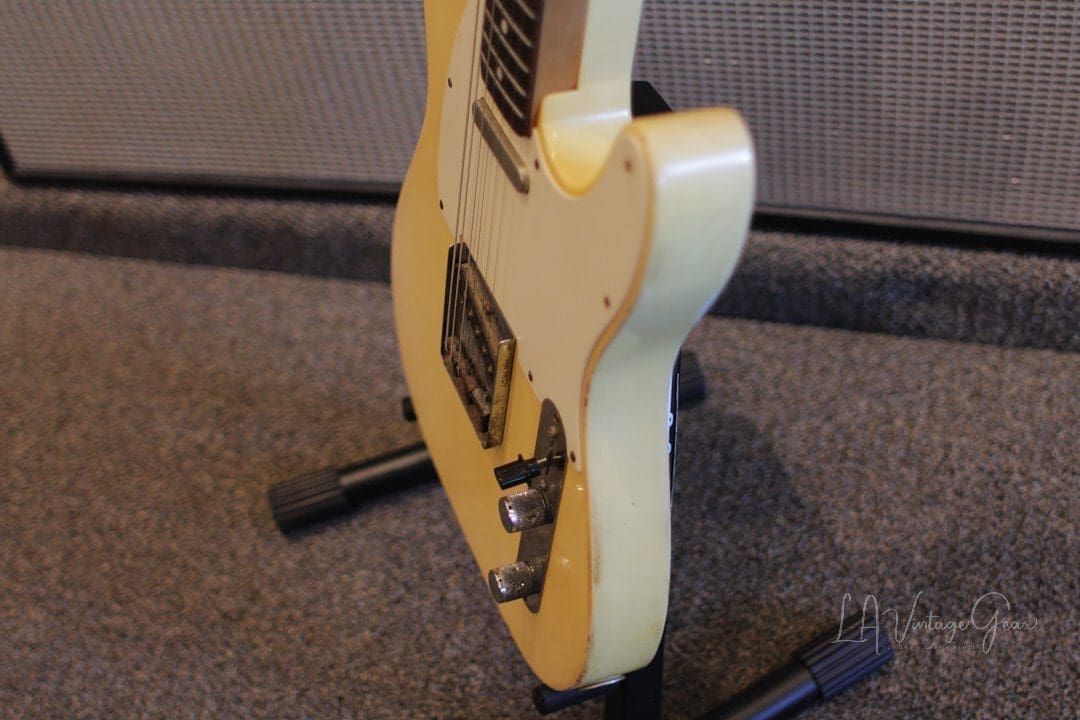 Danocaster Single Cut Blonde Whiteguard Electric Guitar with RW Fingerboard - Peter Florence Pickups! - Image 10