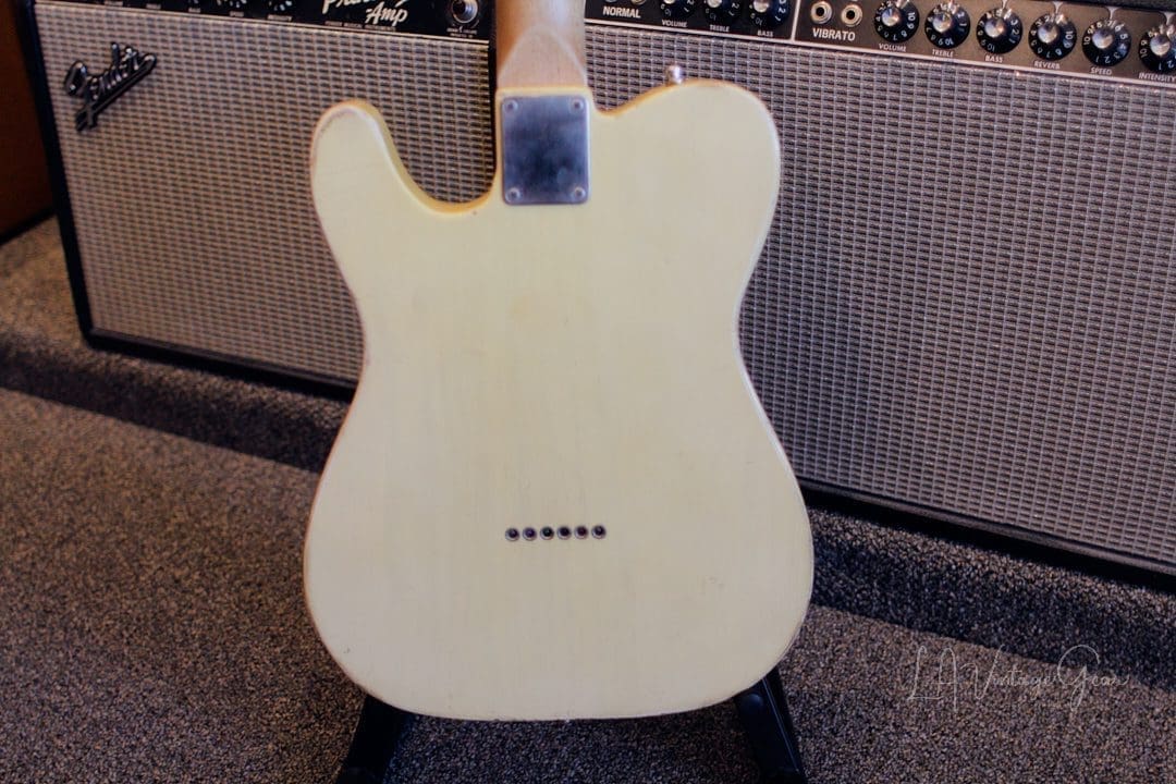 Danocaster Single Cut Blonde Whiteguard Electric Guitar with RW Fingerboard - Peter Florence Pickups! - Image 16