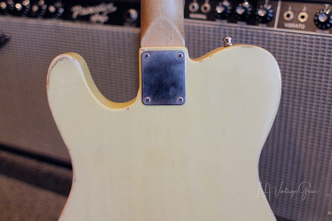 Danocaster Single Cut Blonde Whiteguard Electric Guitar with RW Fingerboard - Peter Florence Pickups! - Image 17