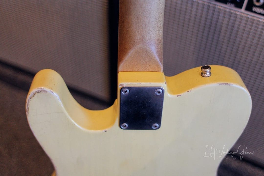 Danocaster Single Cut Blonde Whiteguard Electric Guitar with RW Fingerboard - Peter Florence Pickups! - Image 19