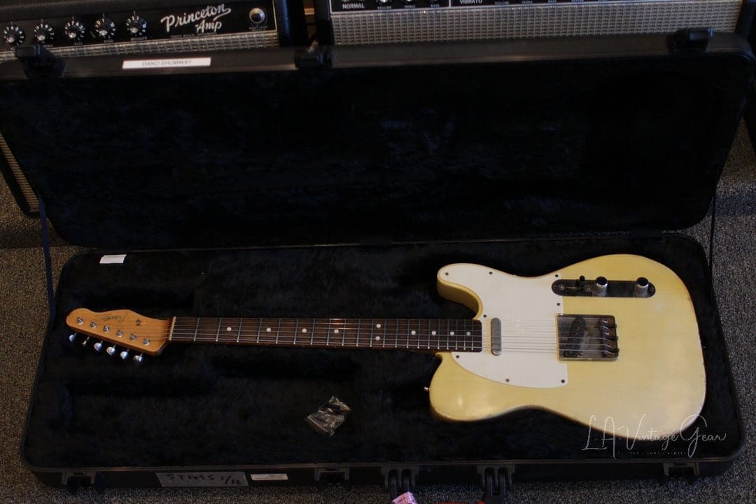 Danocaster Single Cut Blonde Whiteguard Electric Guitar with RW Fingerboard - Peter Florence Pickups! - Image 20