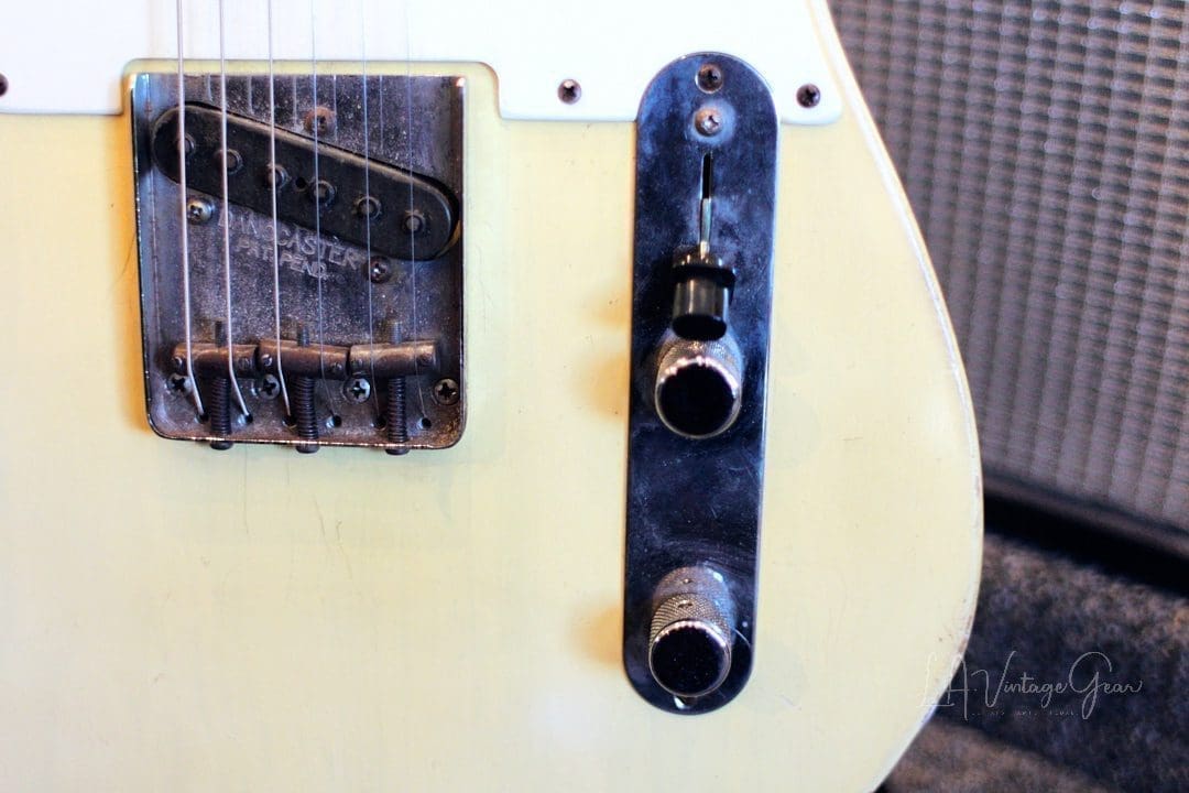 Danocaster Single Cut Blonde Whiteguard Electric Guitar with RW Fingerboard - Peter Florence Pickups! - Image 7