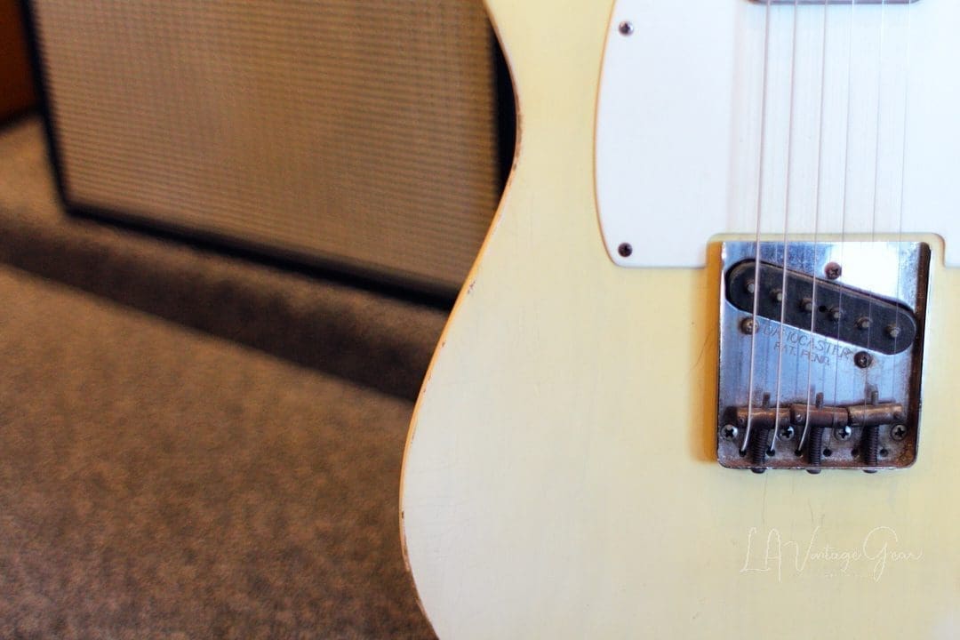Danocaster Single Cut Blonde Whiteguard Electric Guitar with RW Fingerboard - Peter Florence Pickups! - Image 8