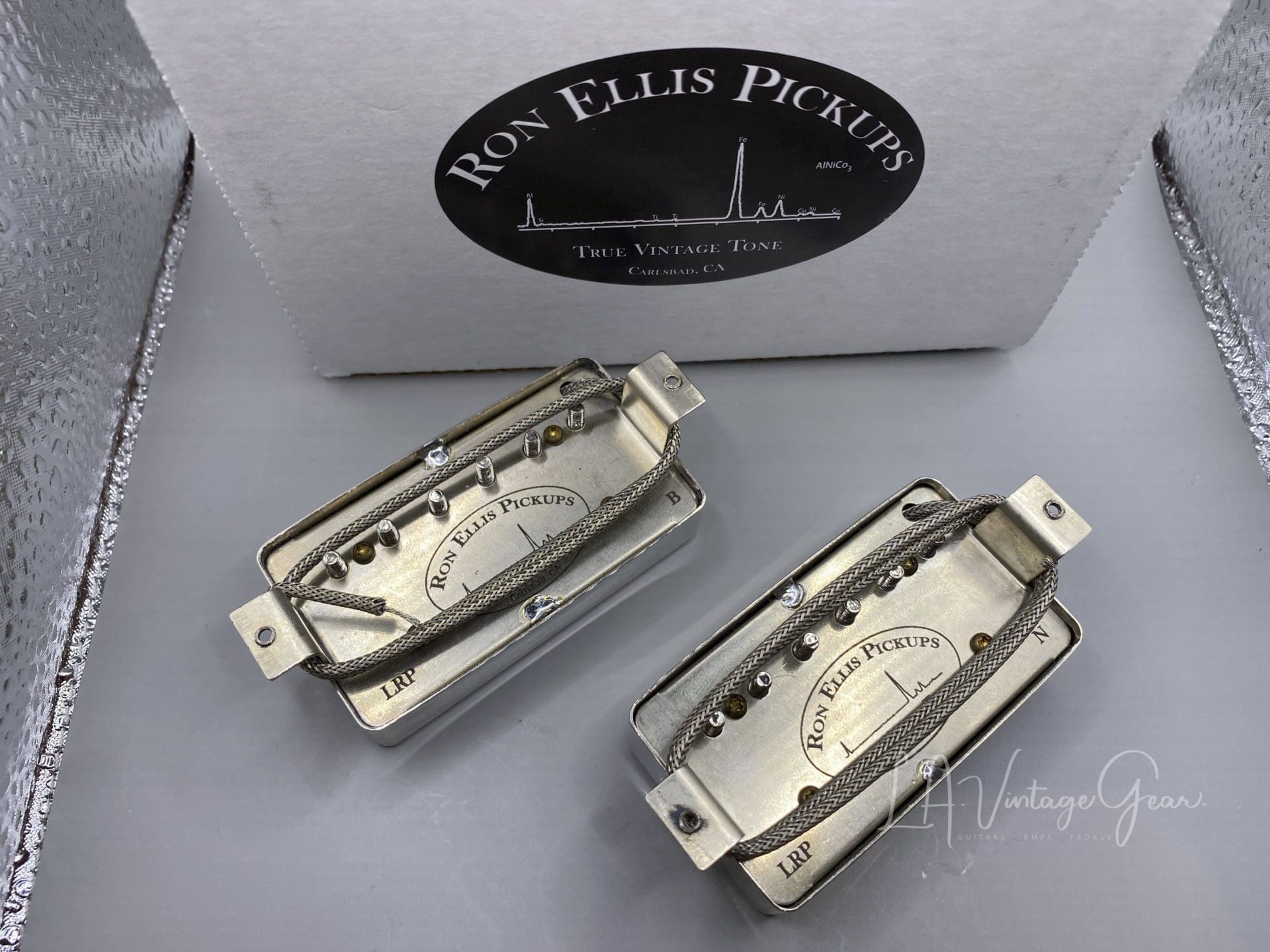 Ron Ellis LRP Black Humbuckers Electric Guitar Pickups Set - Lee Roy Parnell - Image 2