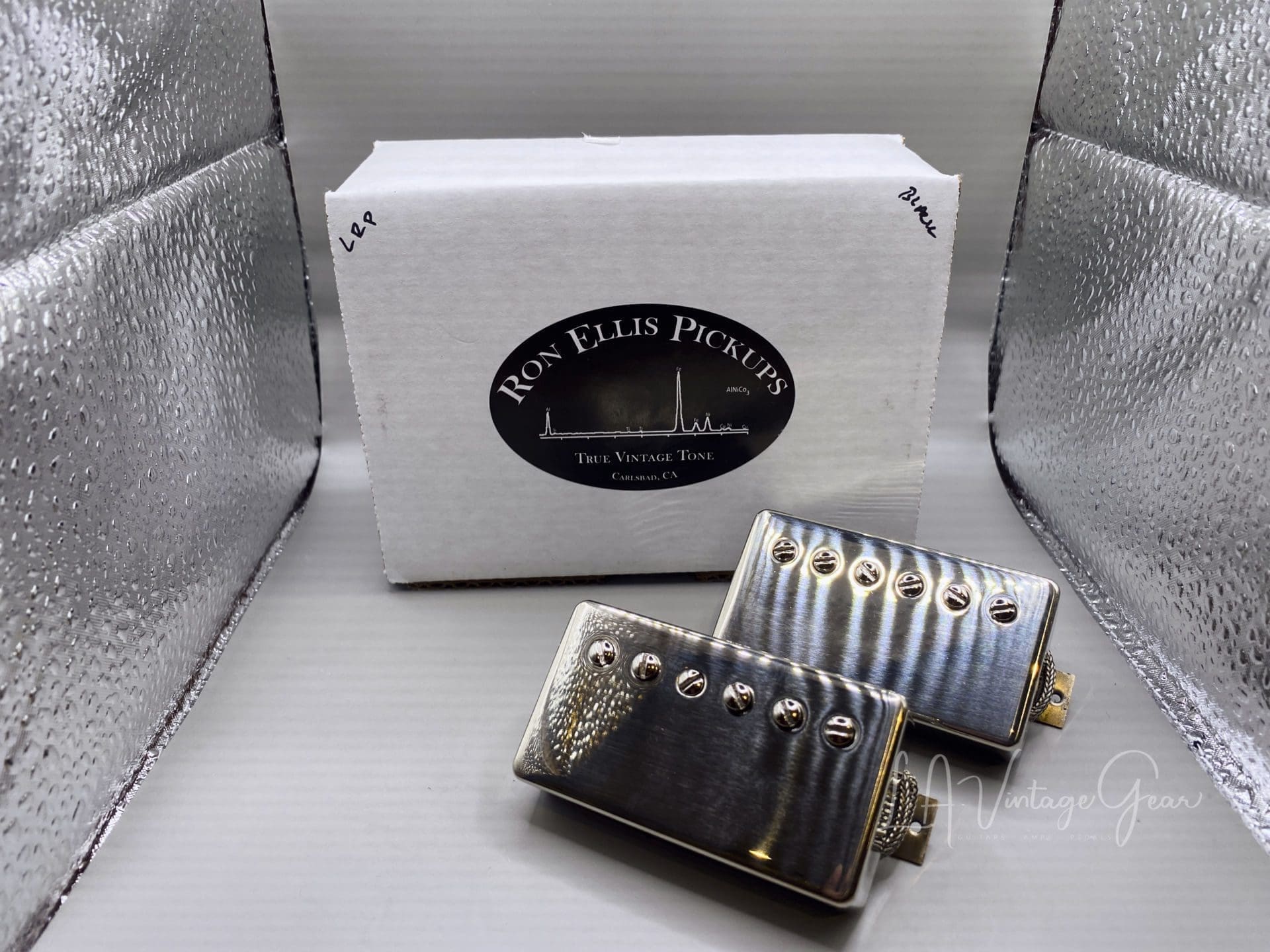 Ron Ellis LRP Black Humbuckers Electric Guitar Pickups Set - Lee Roy Parnell