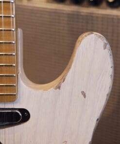 John Bolin Custom 'Super Model' T-Style Relic'd Electric Guitar (2021) - Natural Finish with Don Mare Pickups! - Image 8