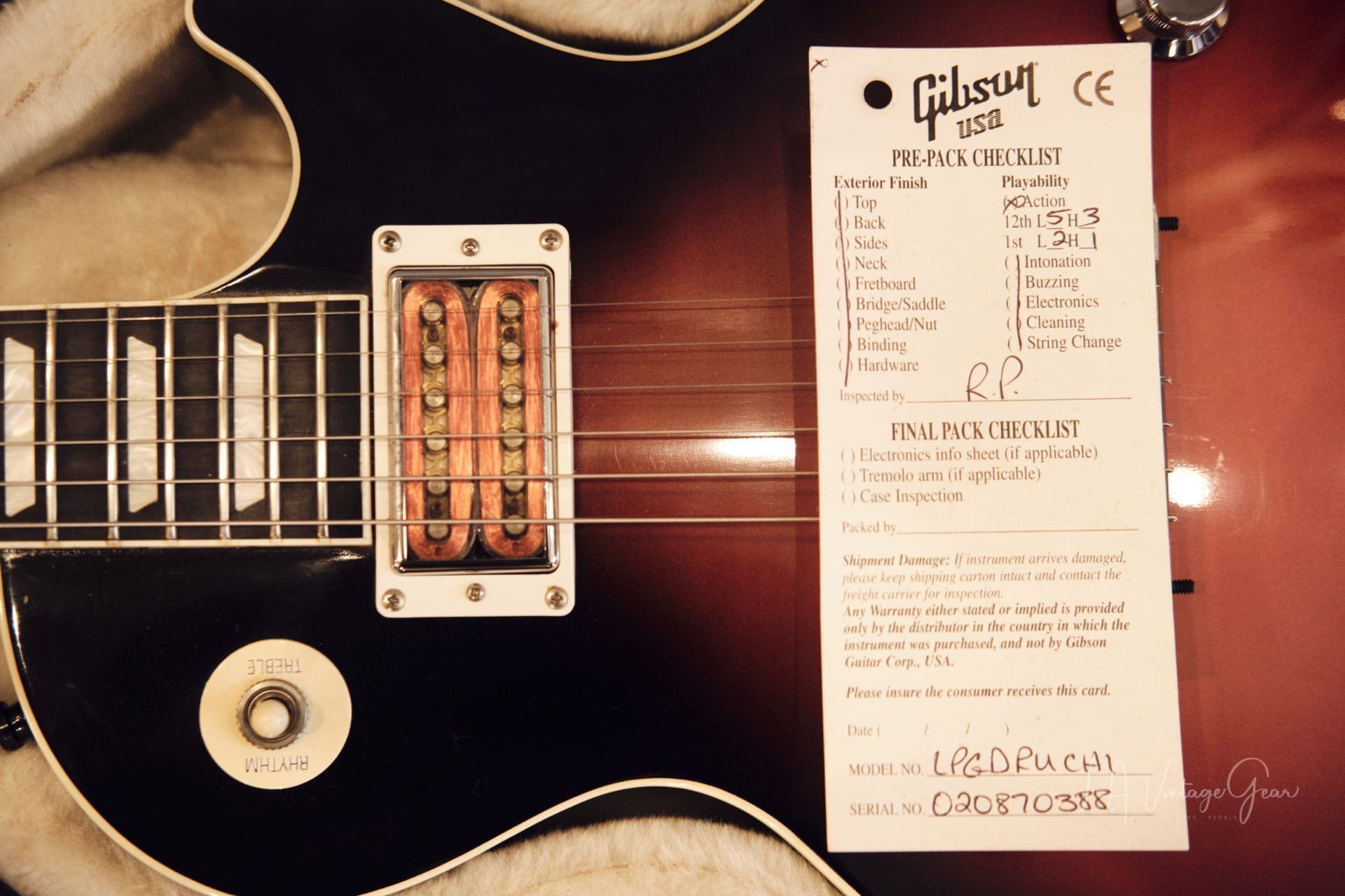 Gibson Les Paul 'Goddess' Electric Guitar - Rose Burst 2006 in near Mint Condition! - Image 20