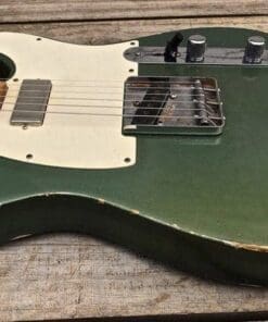 Danocaster Single Cut Electric Guitar - Sherwood Green Finish with Lollar & Arcane Pups! - Image 2