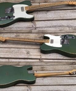 Danocaster Single Cut Electric Guitar - Sherwood Green Finish with Lollar & Arcane Pups! - Image 6