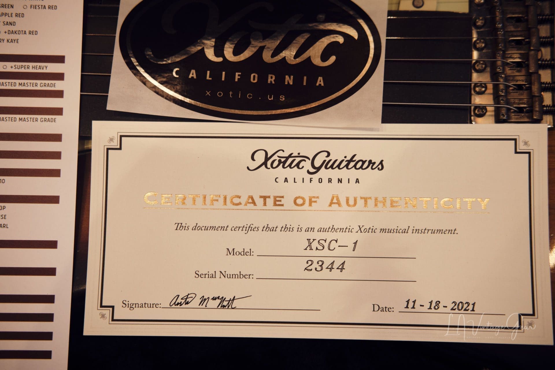 Xotic XSC1 S-Style Electric Guitar - 3T Sunburst Finish #2344 - Image 16