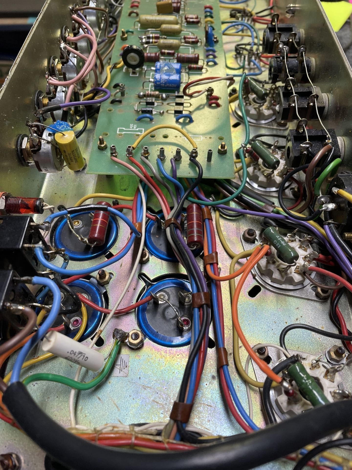 Marshall 1976 MKII Super Lead 100 Amplifier Head - in Black Tolex & All Original! - Image 13