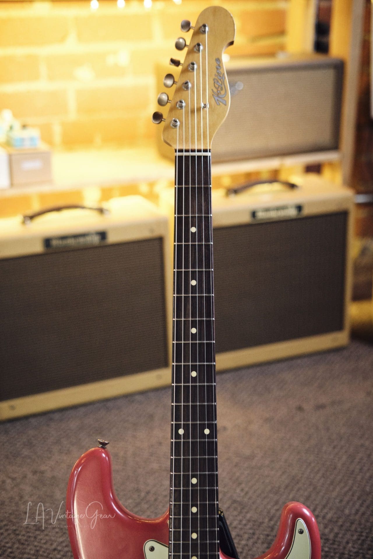 K-Line Springfield S-Style Electric Guitar - Fiesta Red Finish #020141 - Brand New We Love K-Lines! - Image 11