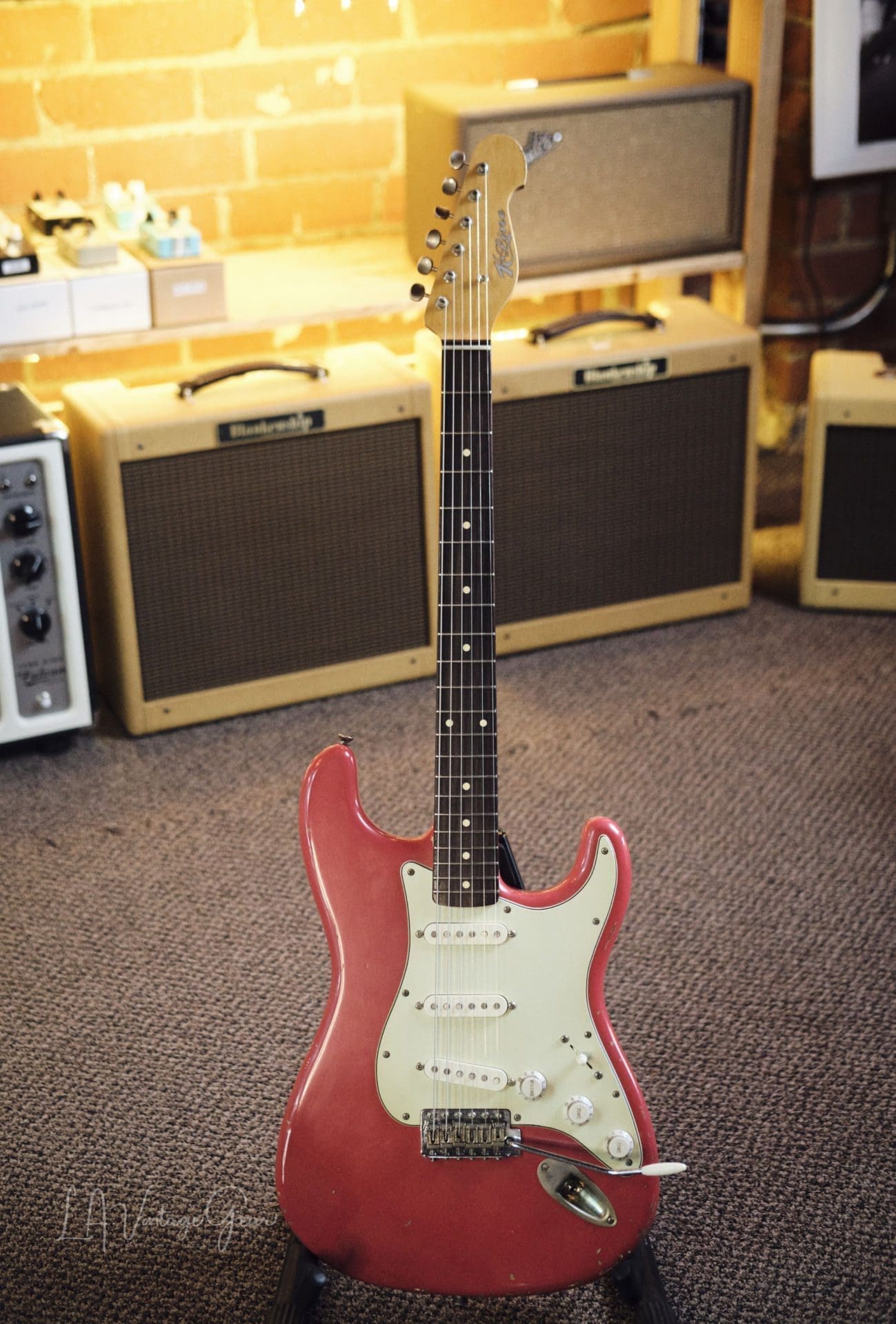 K-Line Springfield S-Style Electric Guitar - Fiesta Red Finish #020141 - Brand New We Love K-Lines!