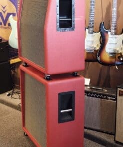Marshall Vintage 1972 4x12 Guitar Cab  'Unloaded' &  Recovered in Red Tolex - Special Deal!! - Image 2