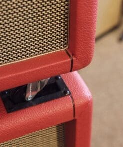 Marshall Vintage 1972 4x12 Guitar Cab  'Unloaded' &  Recovered in Red Tolex - Special Deal!! - Image 9