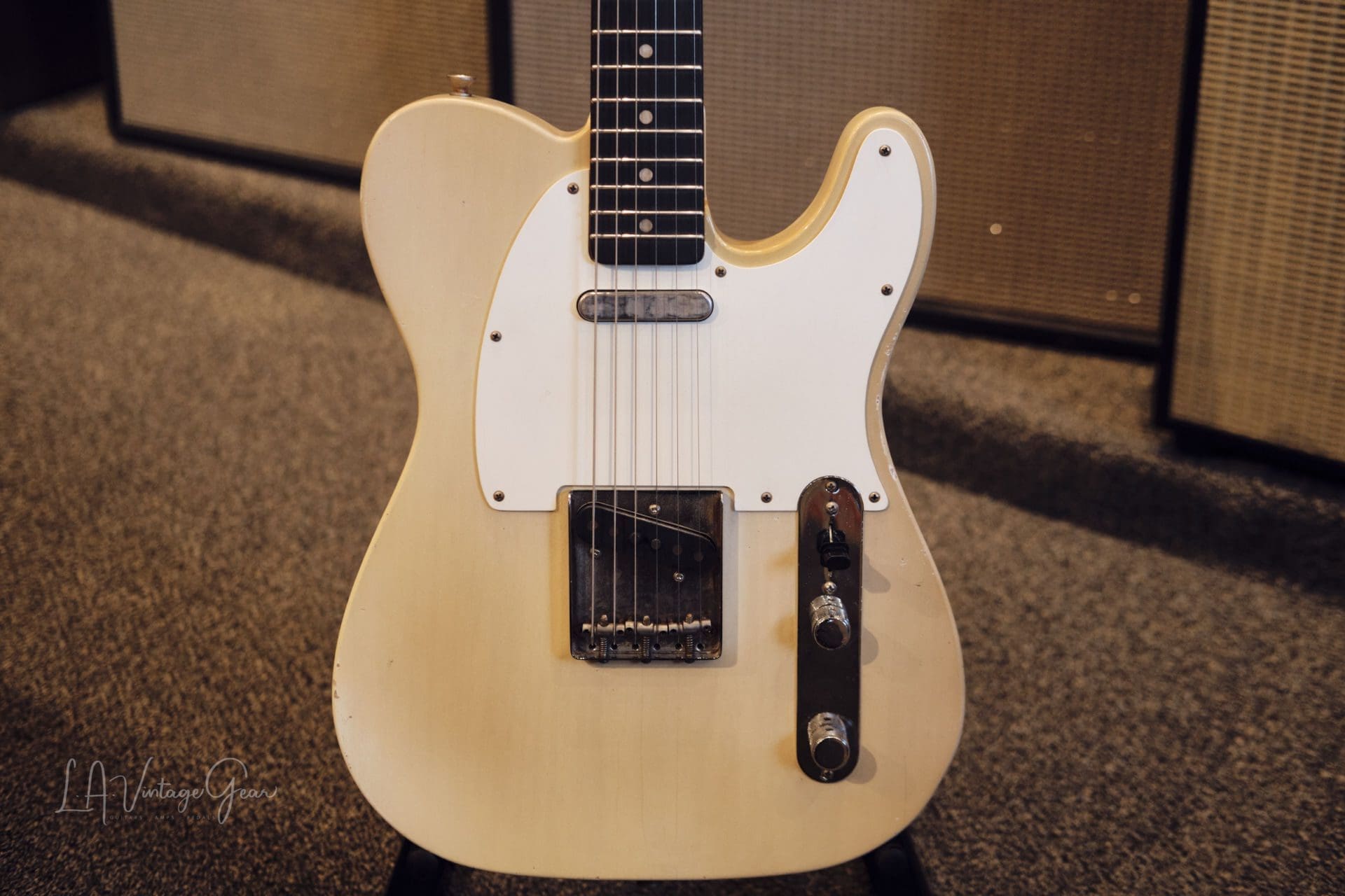 Mario Martin 'Model-T' Whiteguard Electric Guitar (2022) - Swamp Ash Body & Brazilian Rosewood Fingerboard - Image 2