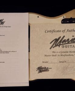 Mario Martin 'Model-T' Whiteguard Electric Guitar (2022) - Swamp Ash Body & Brazilian Rosewood Fingerboard - Image 15
