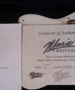 Mario Martin 'Model-T' Whiteguard Electric Guitar (2022) - Swamp Ash Body & Maple Neck - New Build - Image 17