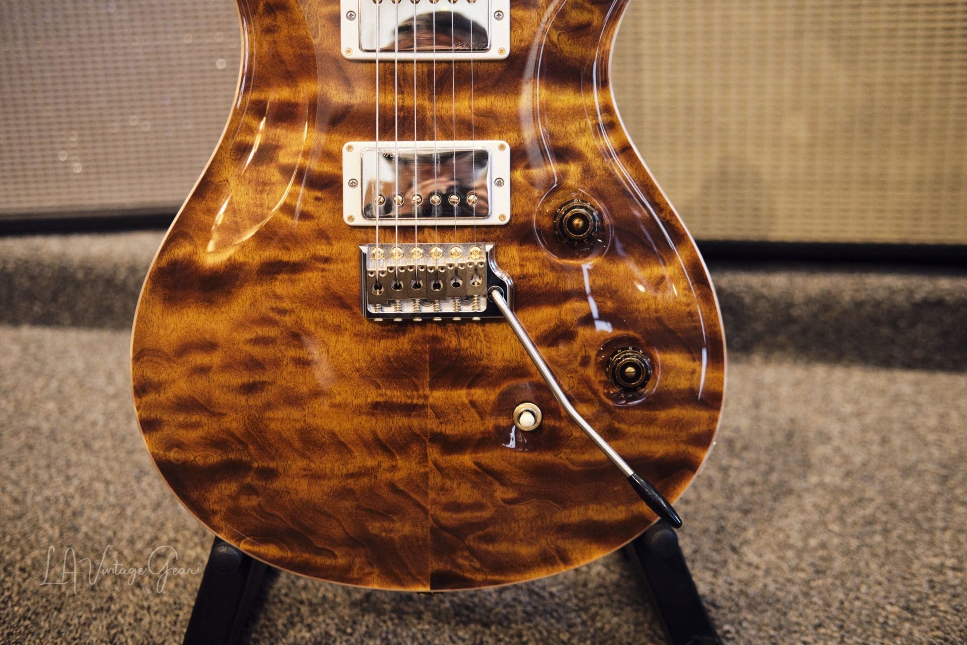 PRS Wood Library Custom 24 “Fatback” 10-Top (Yellow Tiger 2018) - MINT CONDITION!! - Image 4