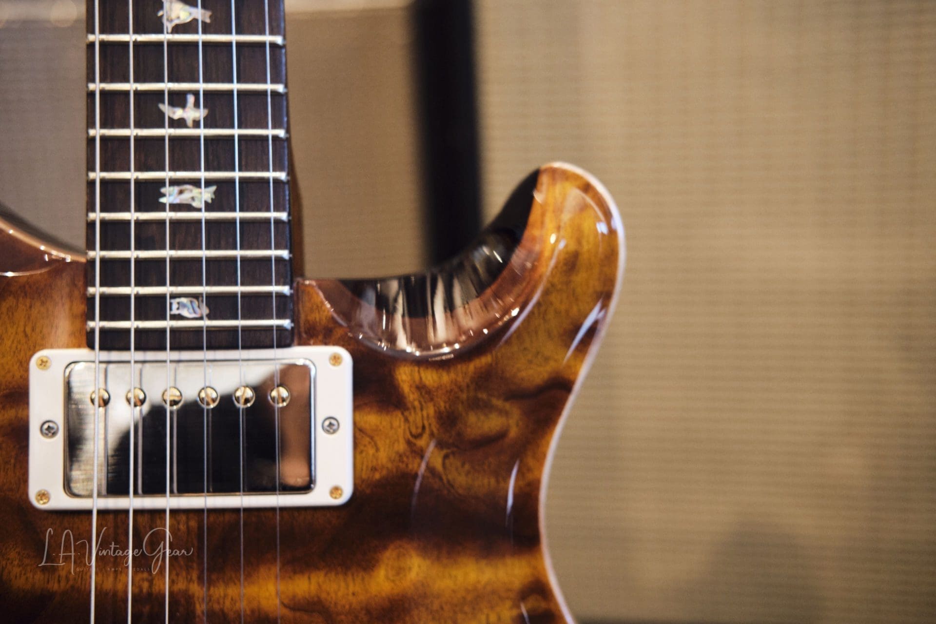 PRS Wood Library Custom 24 “Fatback” 10-Top (Yellow Tiger 2018) - MINT CONDITION!! - Image 5