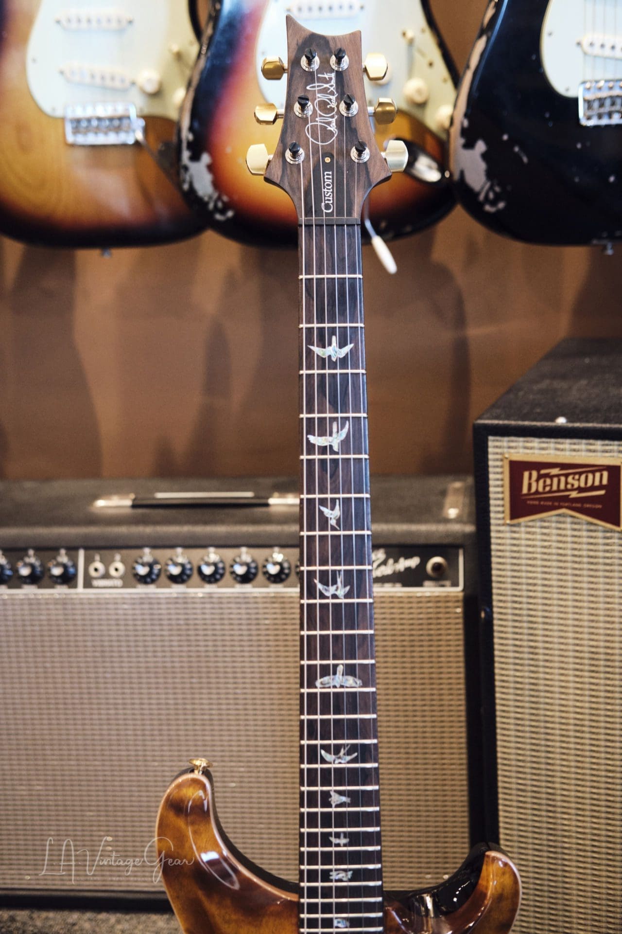 PRS Wood Library Custom 24 “Fatback” 10-Top (Yellow Tiger 2018) - MINT CONDITION!! - Image 8
