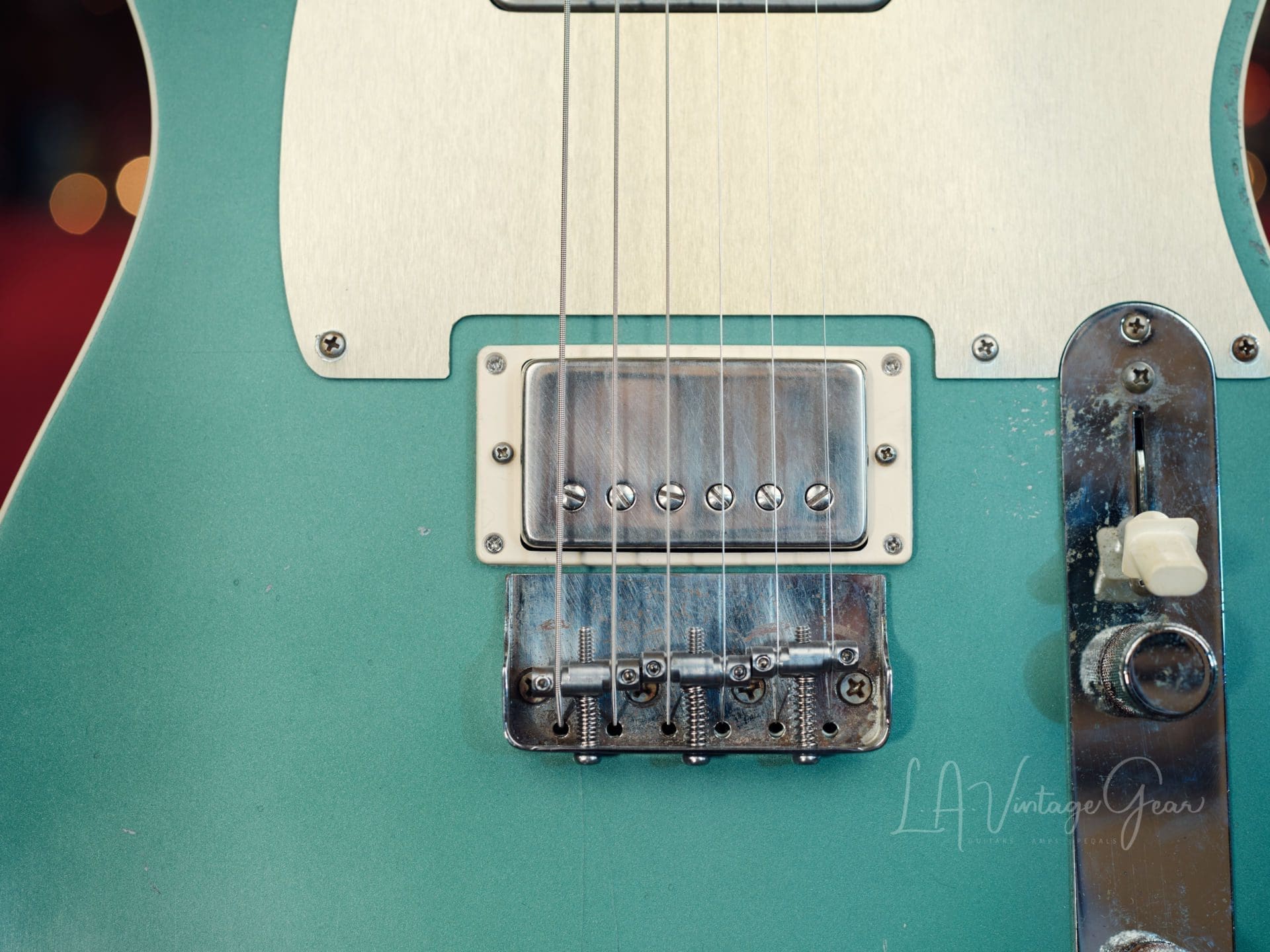 Mario Martin Model T Beast- Double Bound Electric Guitar - Sherwood Green Finish & Paulownia Body! Light Relic! - Image 6