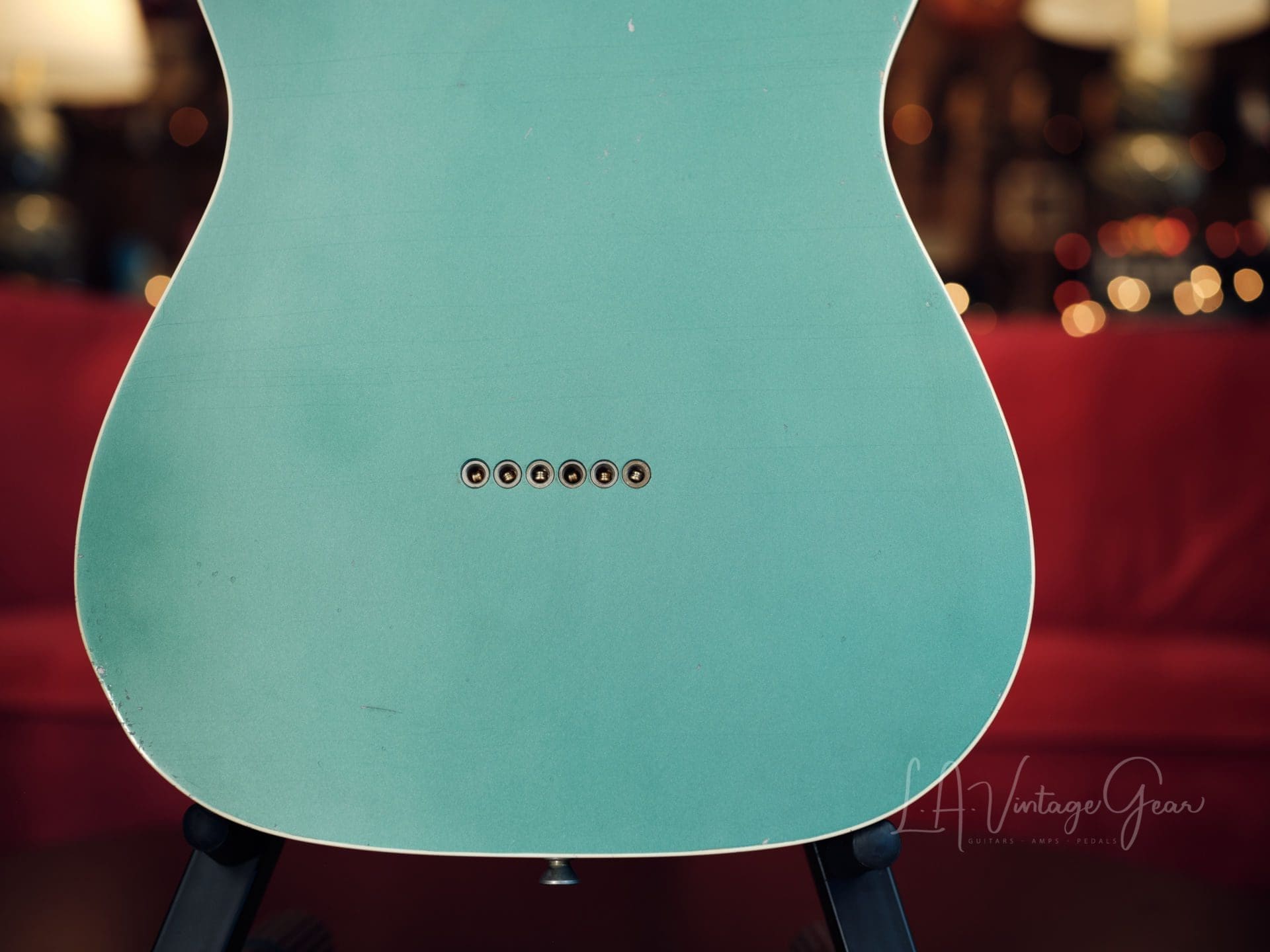 Mario Martin Model T Beast- Double Bound Electric Guitar - Sherwood Green Finish & Paulownia Body! Light Relic! - Image 8
