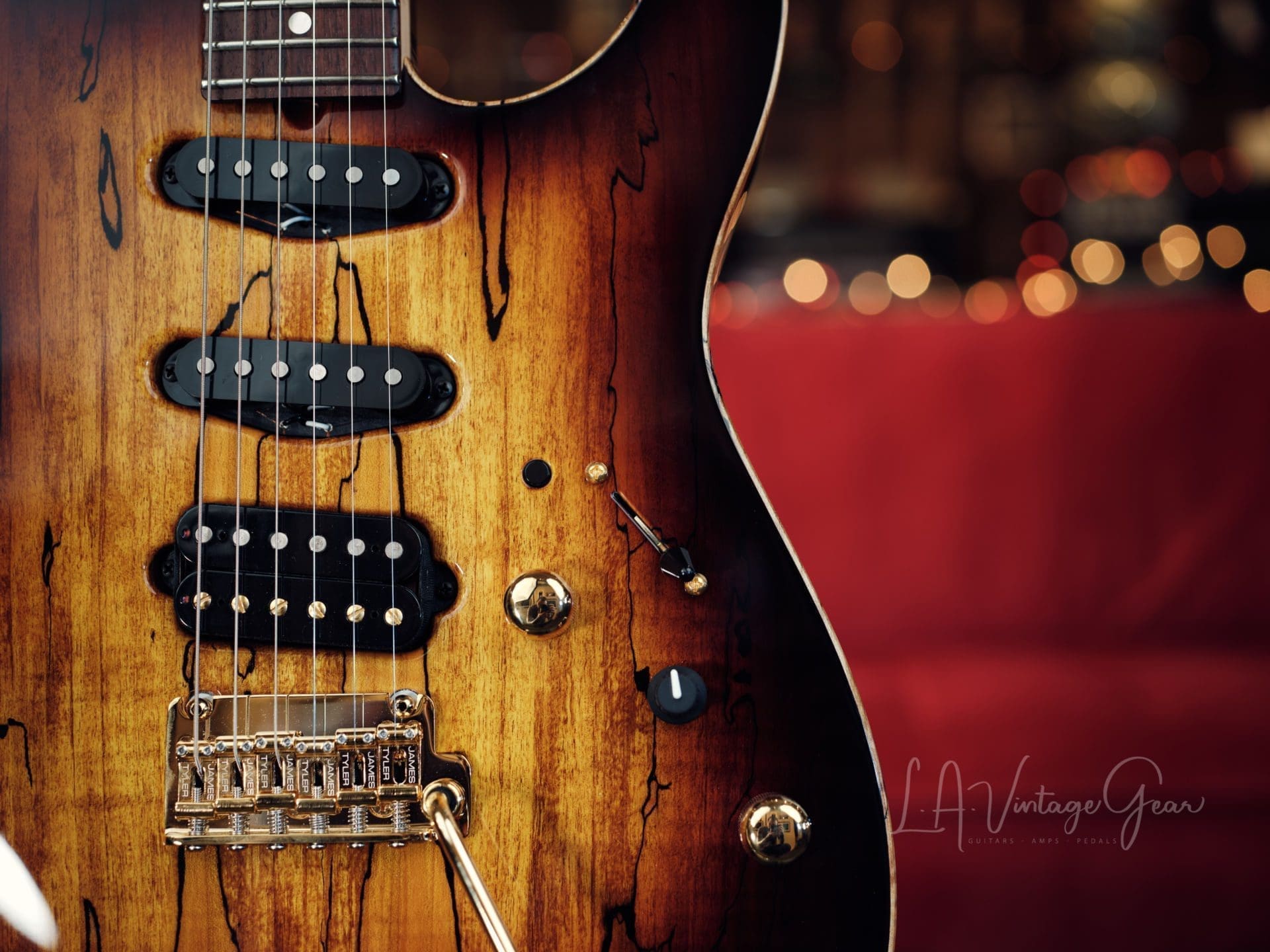 James Tyler "Studio Elite HD" S-Style Electric Guitar - Tobacco Sunburst Finish - Brand New! With Mid Boost! - Image 8
