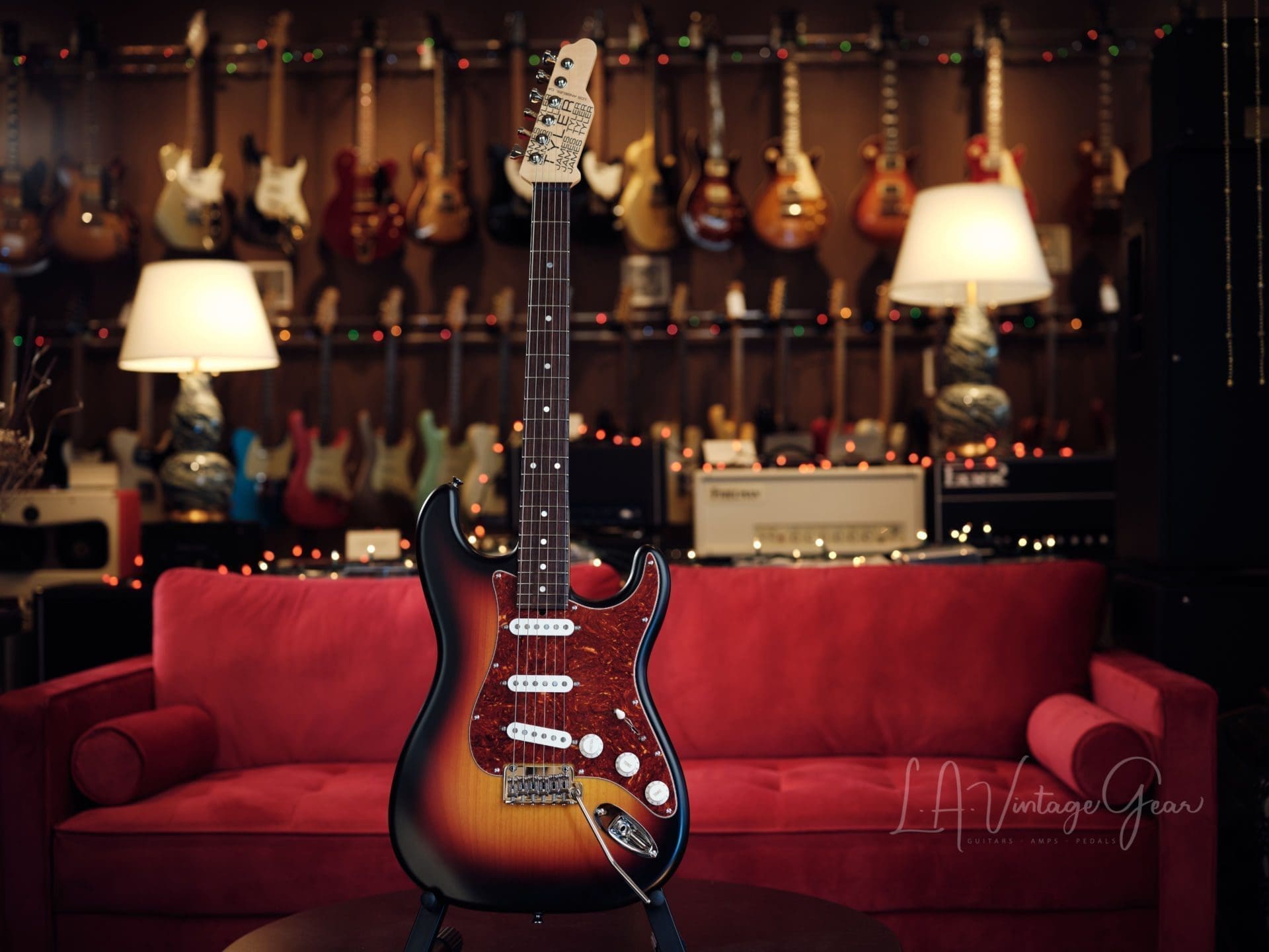 James Tyler ' Classic ' S-Style Electric Guitar - Semi Gloss Sunburst Finish - Brand New Build - Image 5