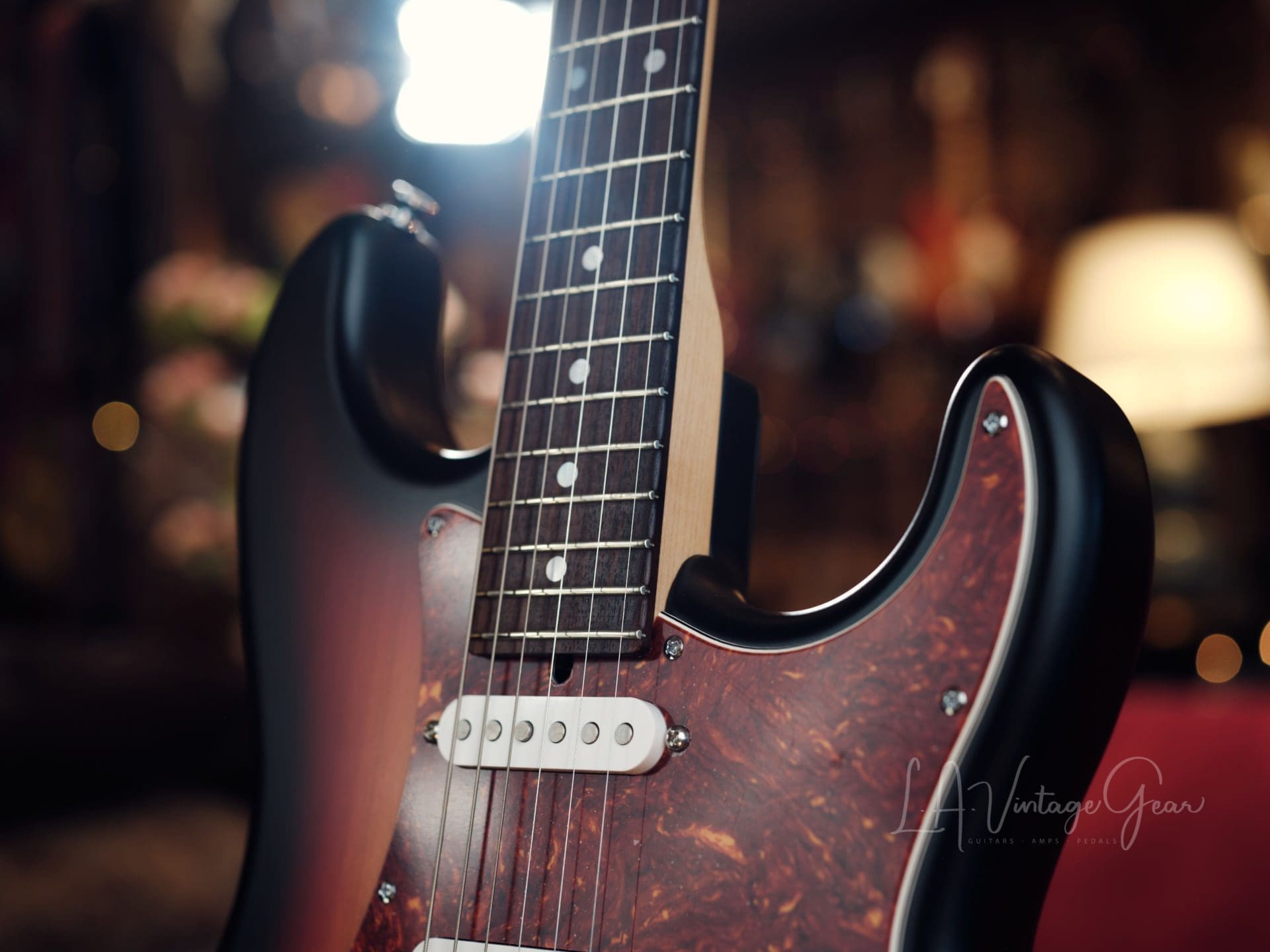 James Tyler ' Classic ' S-Style Electric Guitar - Semi Gloss Sunburst Finish - Brand New Build - Image 9