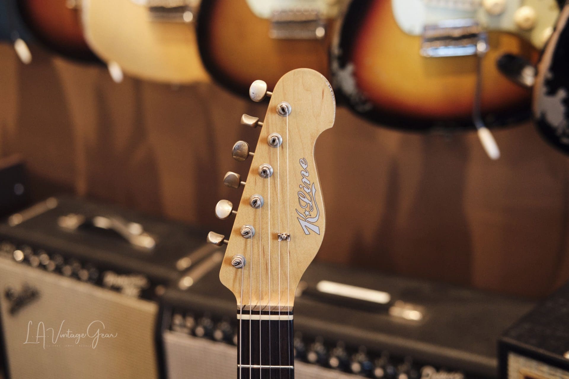 K-Line Springfield Electric Guitar - Sonic Blue Finish #020150 - Brand New Build - Image 6