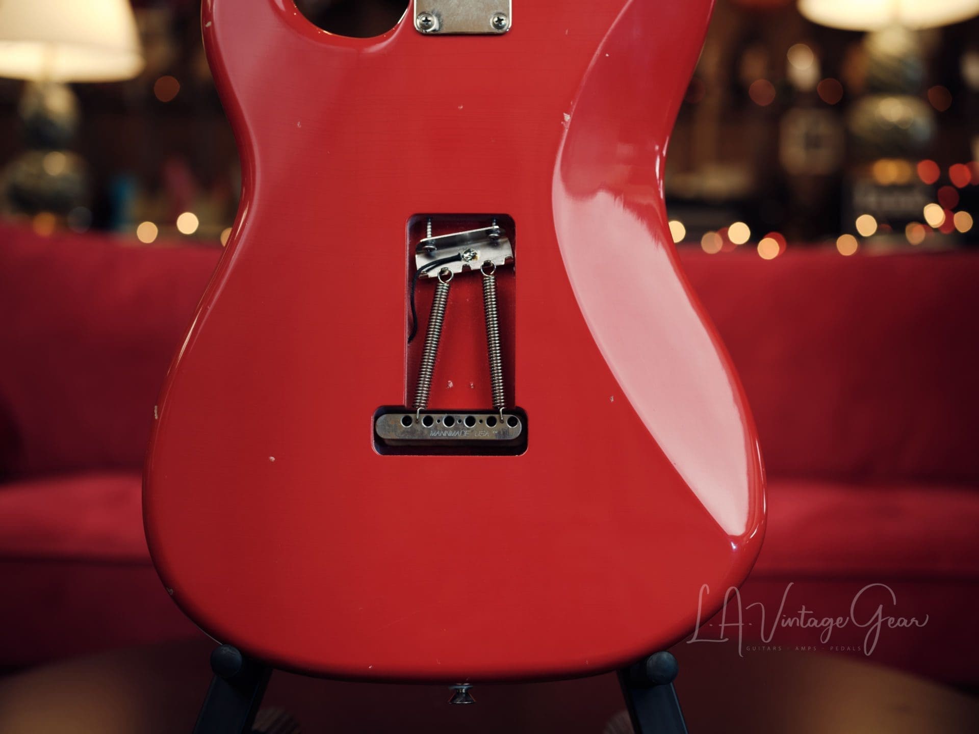 L.A. Vintage Gear Proprietary Dakota Red Double Cut S-Style Electric Guitar-Our Brand New Line! - Image 5