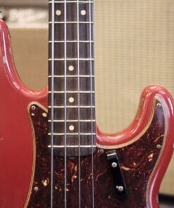 Fender '63 Custom Shop Precision Bass Guitar (2020) - Heavy Relic in a Dakota Red Finish - Image 3